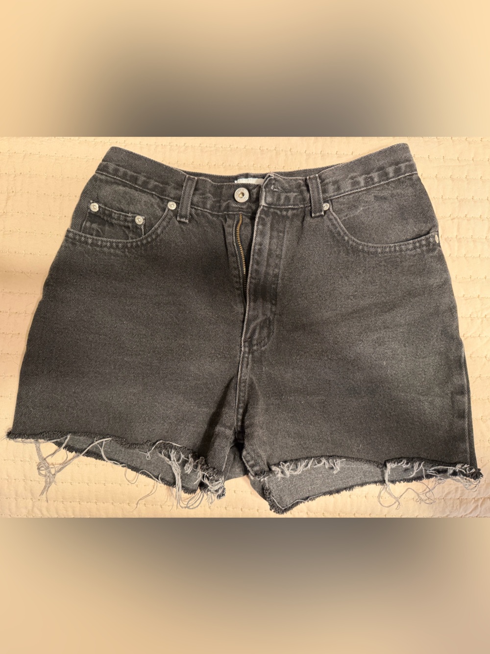 L.A. Blues Black Denim Shorts